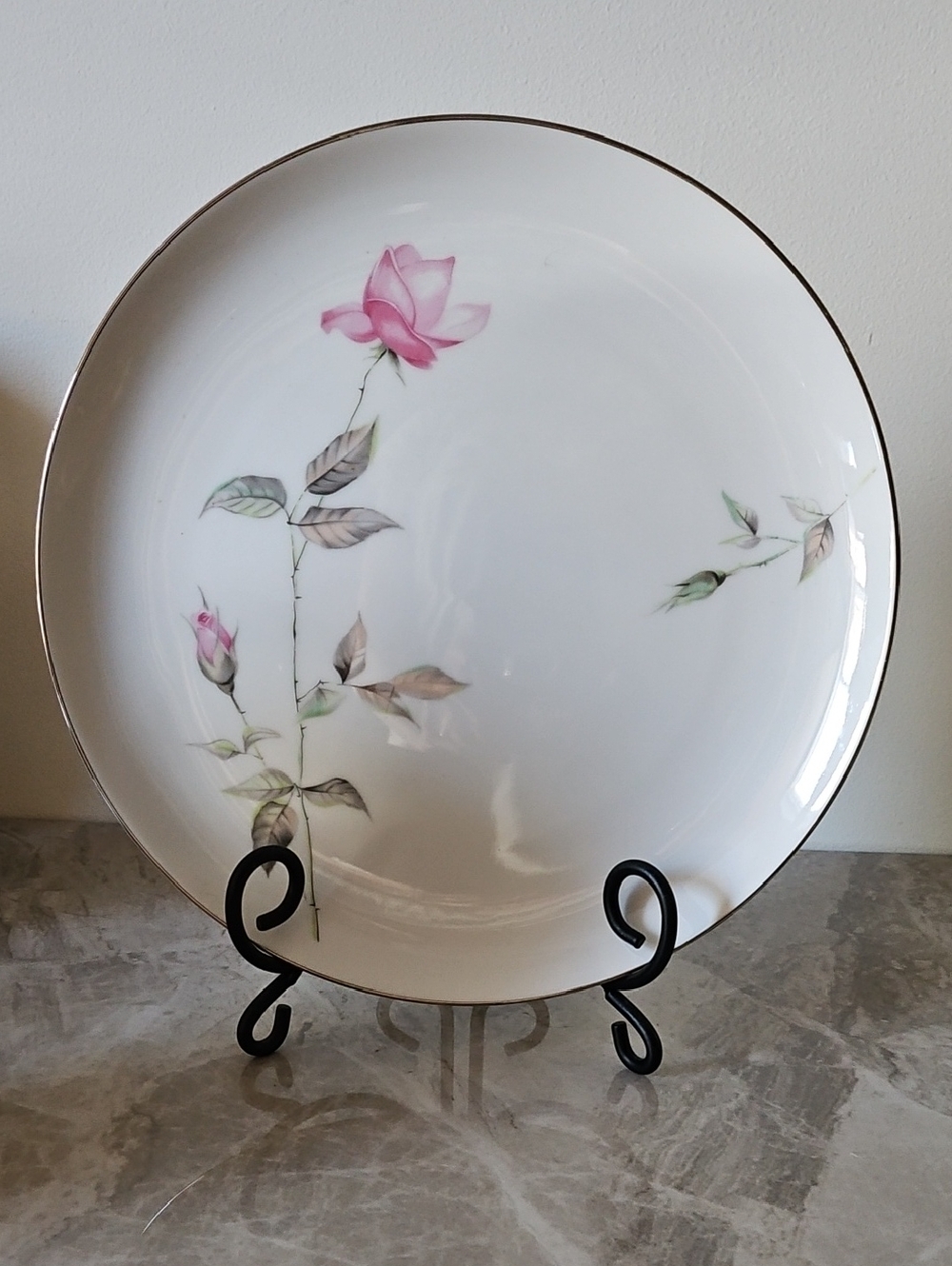 Style House Dawn Rose Dinner Plate 10 1/2"